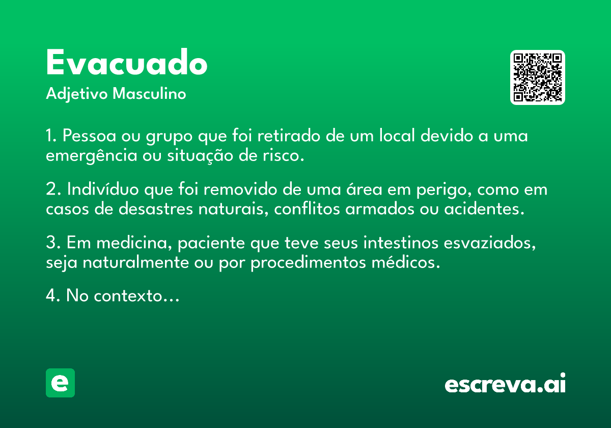 evacuado