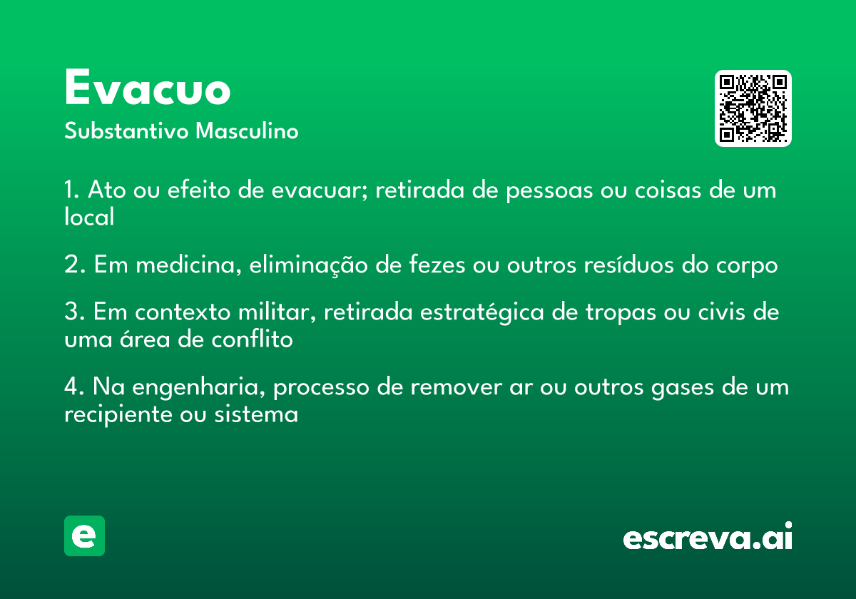 evacuo