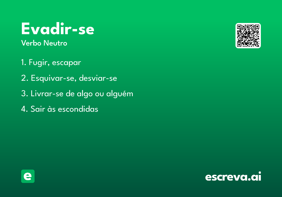 evadir-se