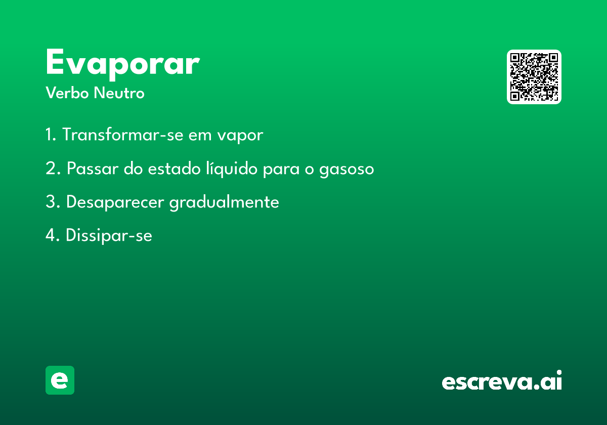evaporar