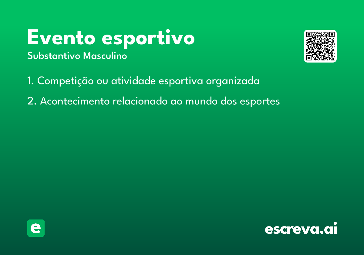 evento esportivo
