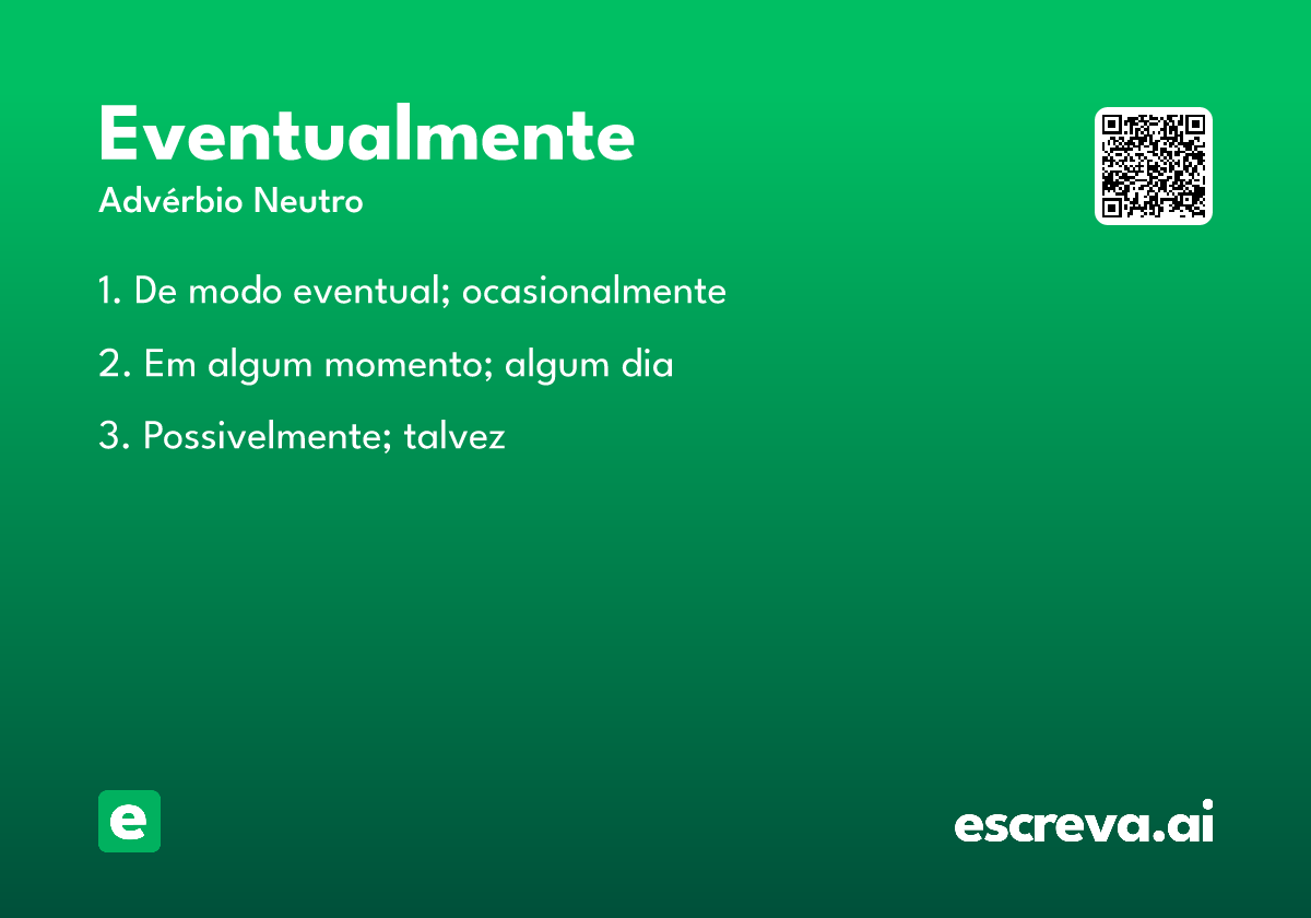 eventualmente