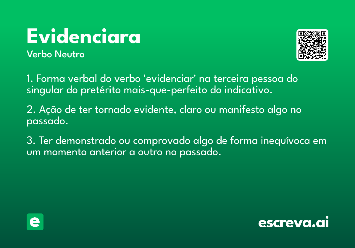 evidenciara
