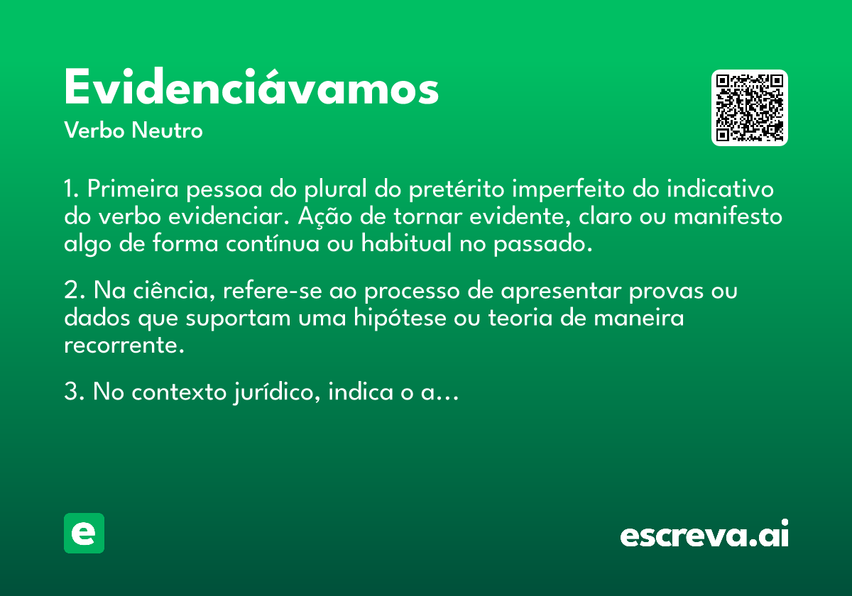 evidenciávamos
