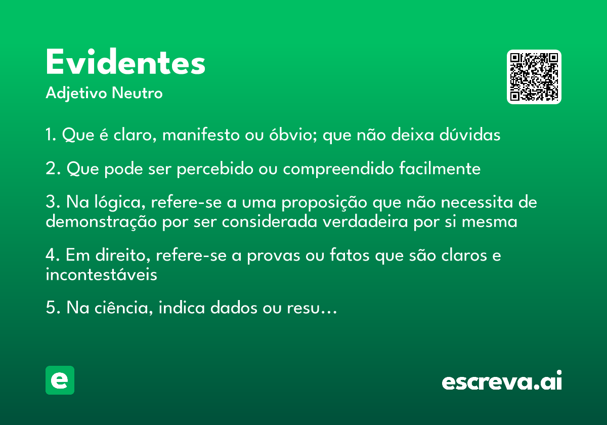 evidentes