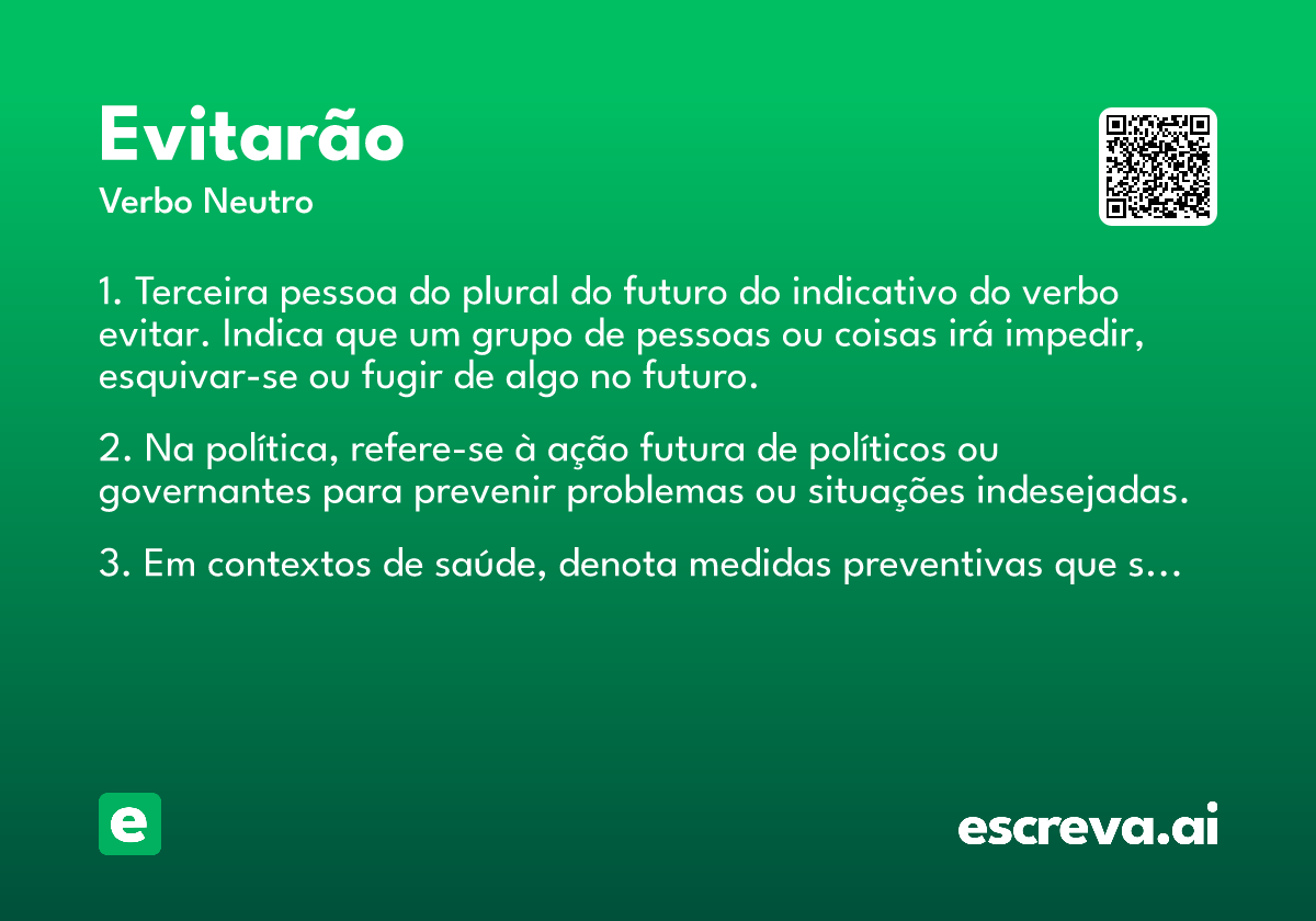 evitarão