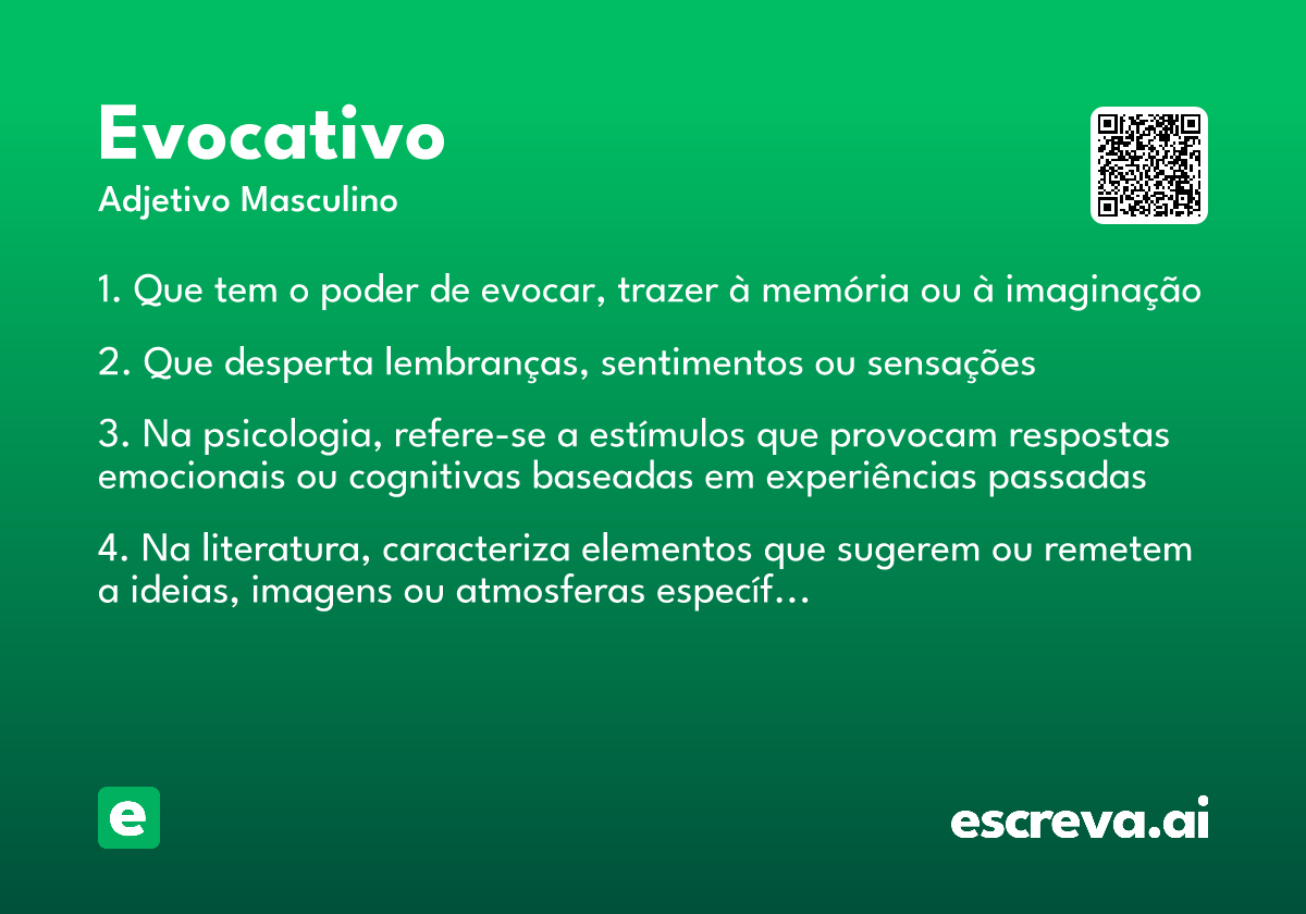 evocativo