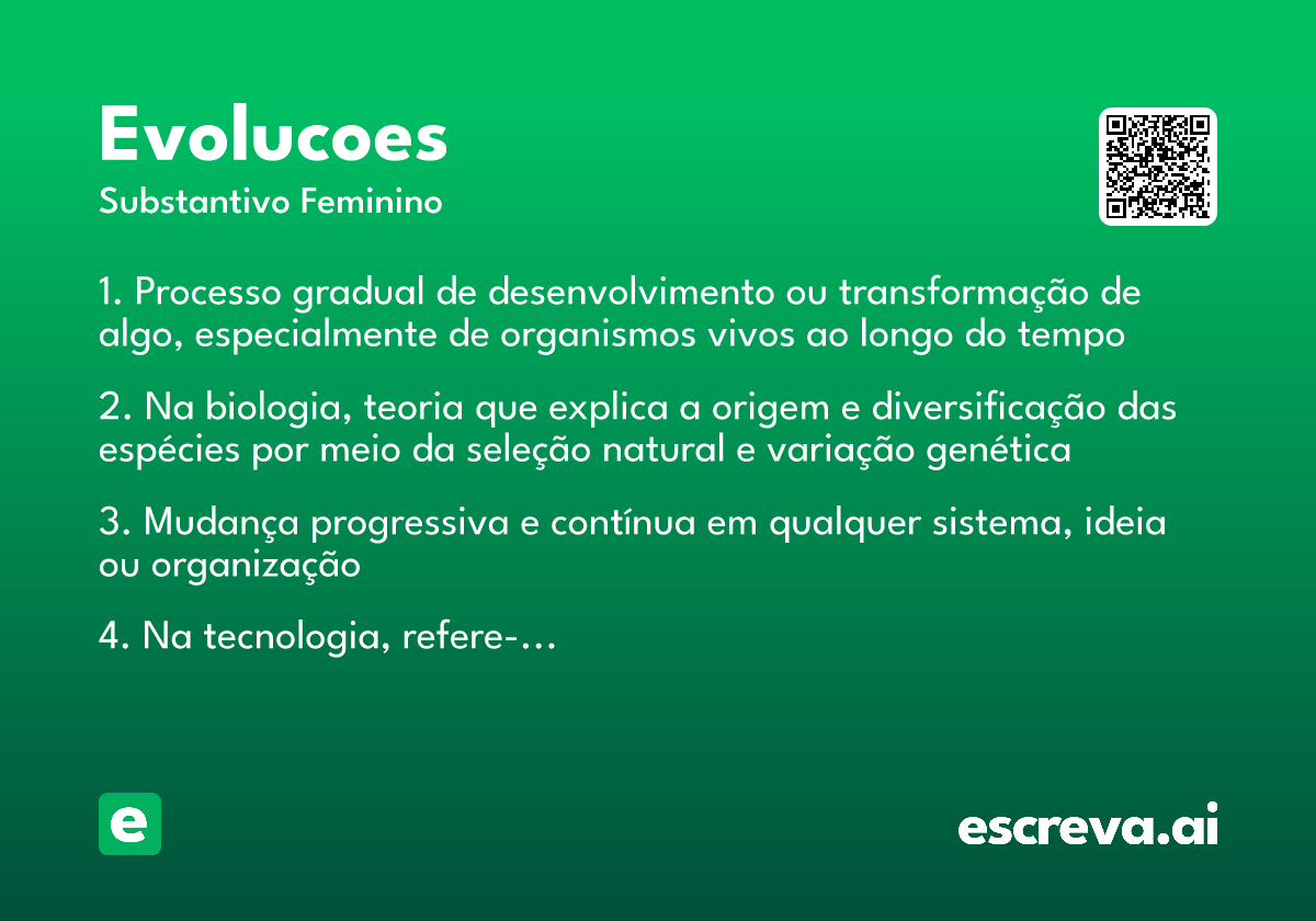evolucoes