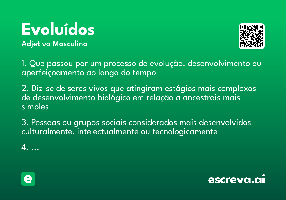evoluídos
