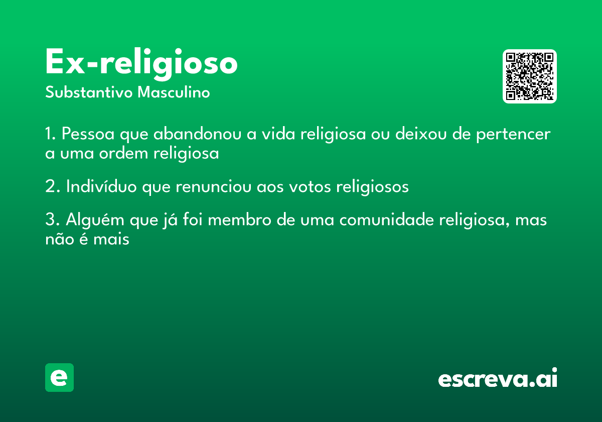ex-religioso
