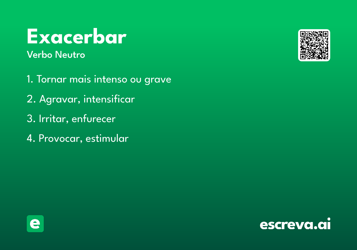 exacerbar
