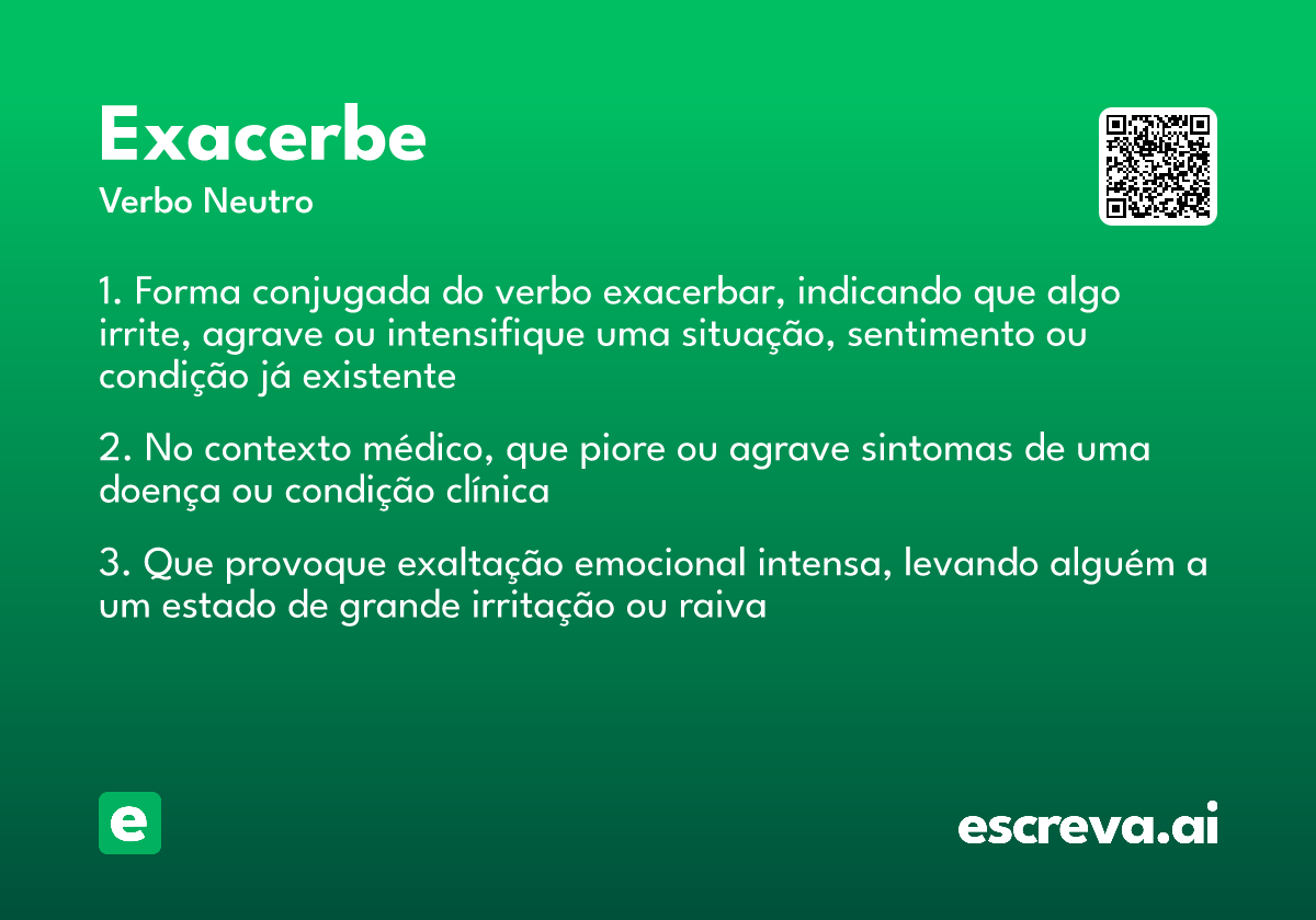 exacerbe