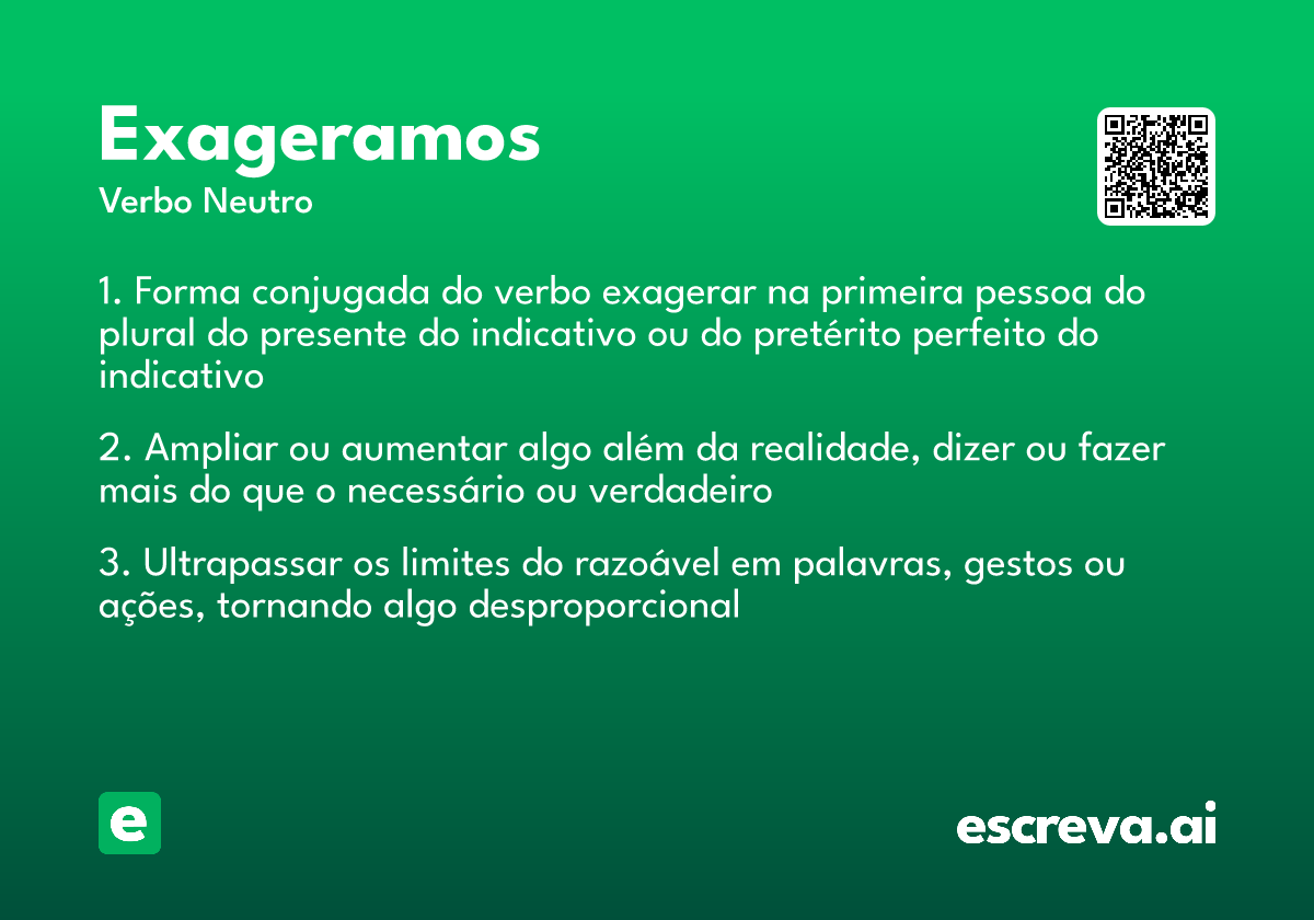 exageramos