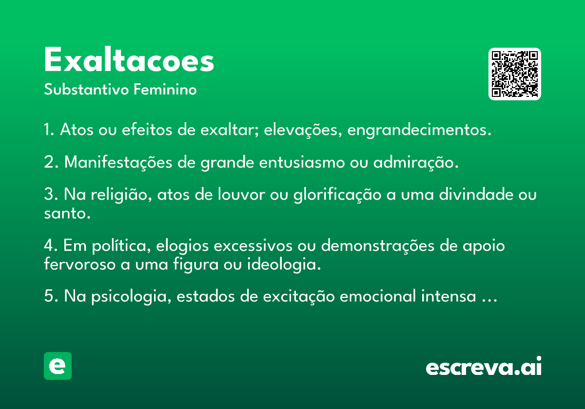 exaltacoes