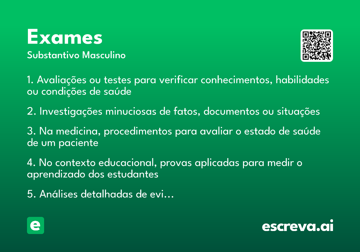 exames