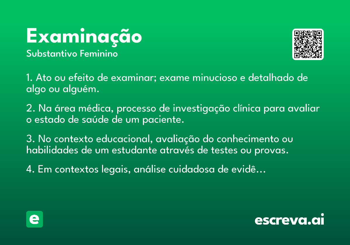 examinação