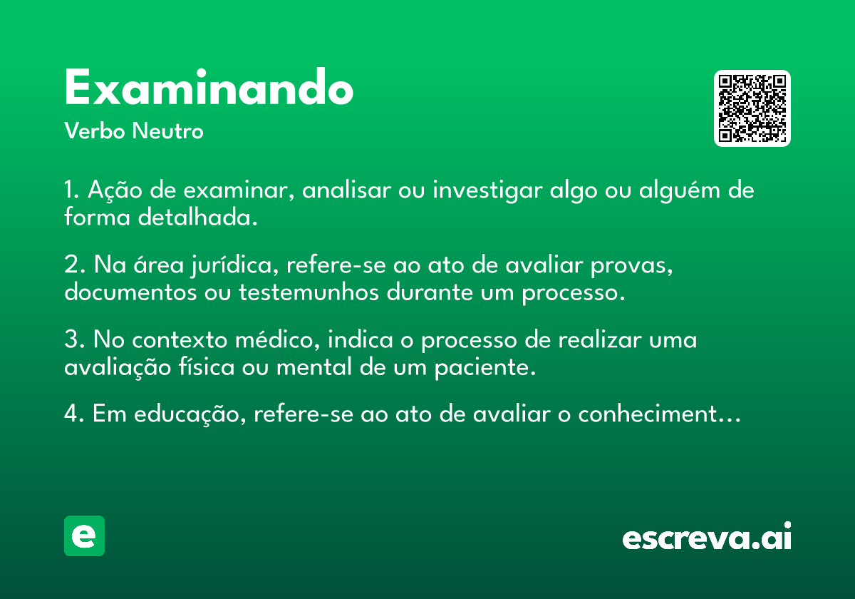 examinando
