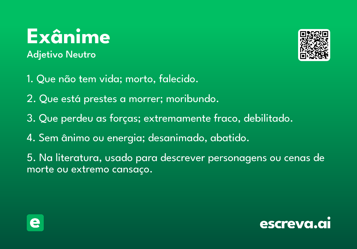 exânime