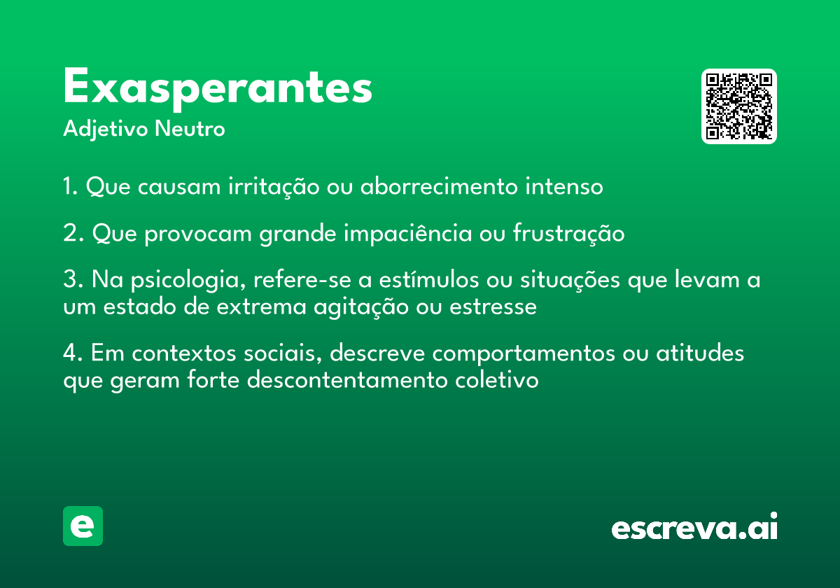 exasperantes