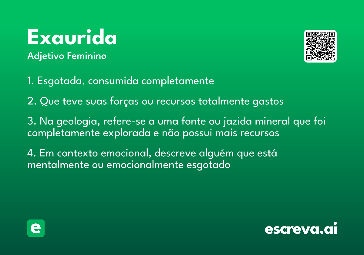 exaurida