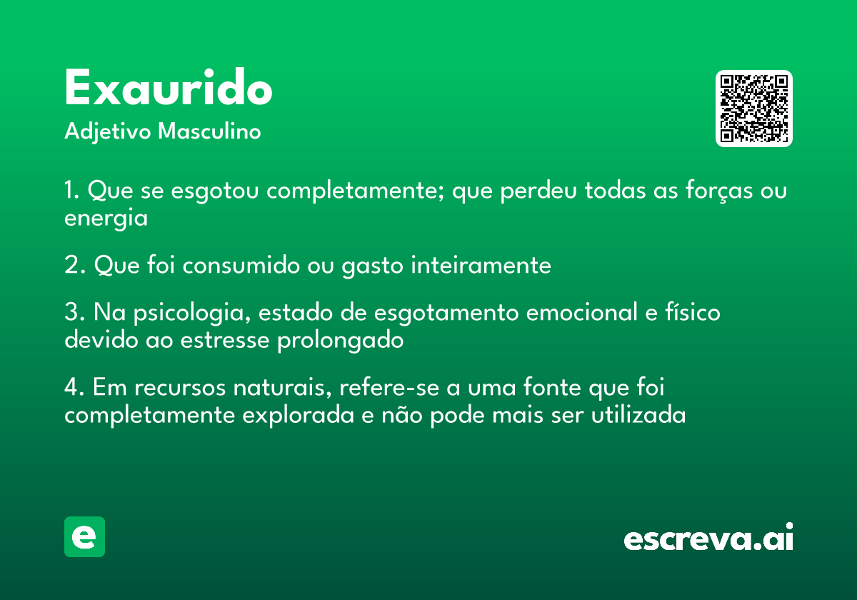 exaurido