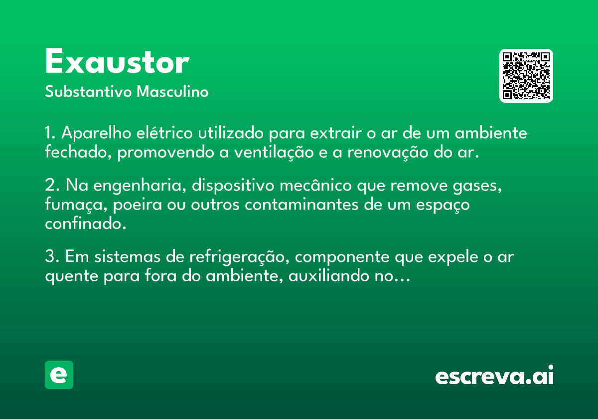 exaustor