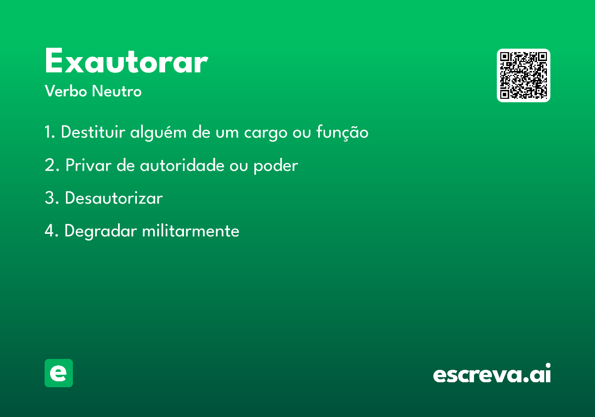 exautorar
