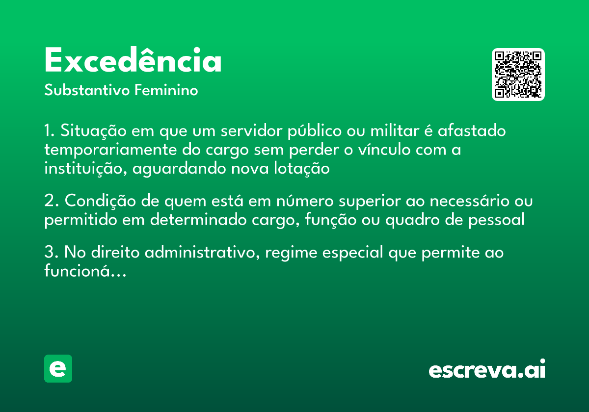 excedência