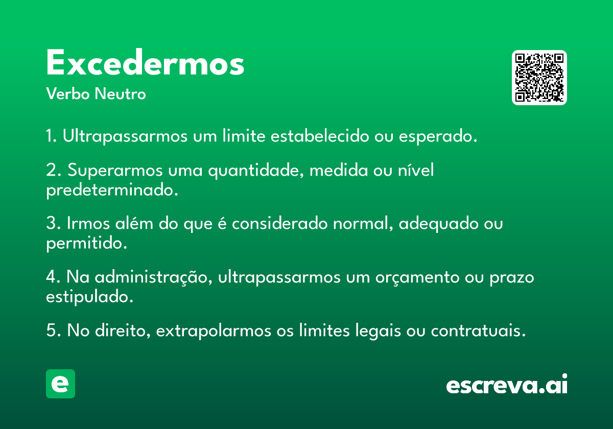 excedermos