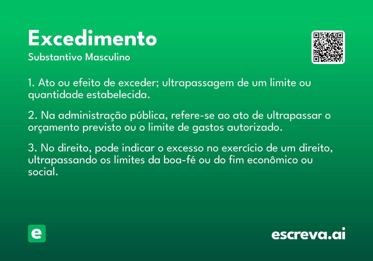 excedimento