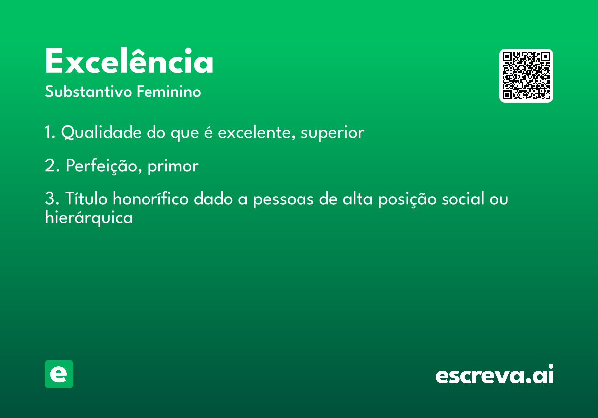 excelência