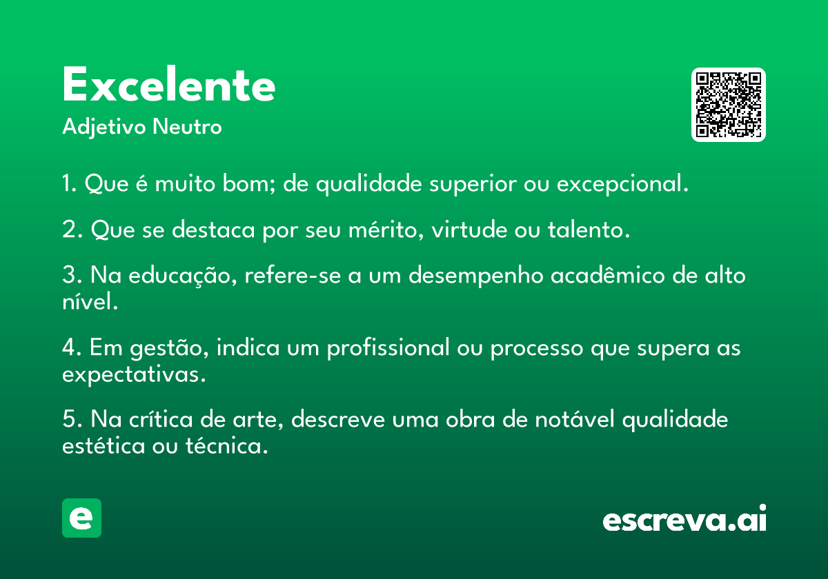 excelente