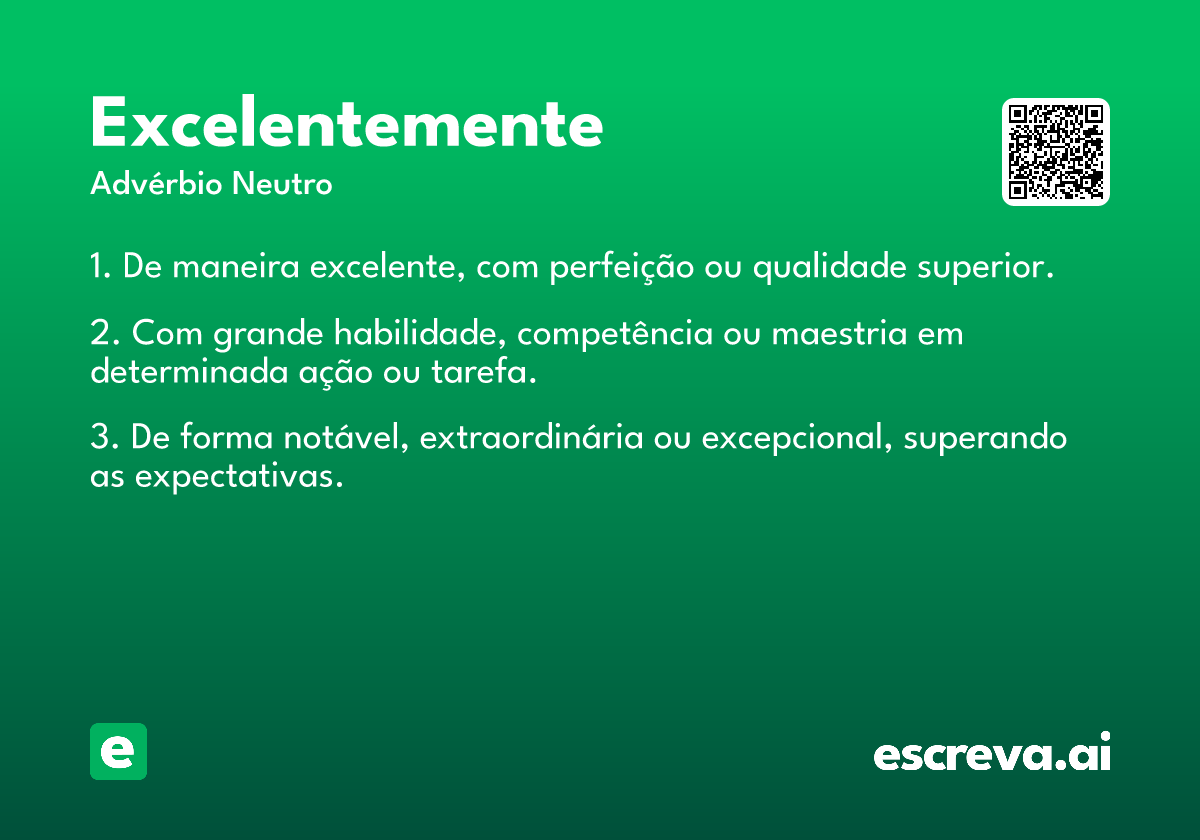 excelentemente