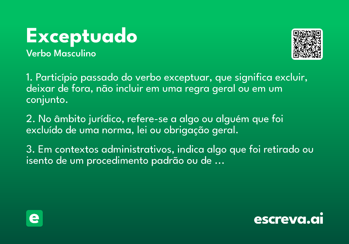 exceptuado