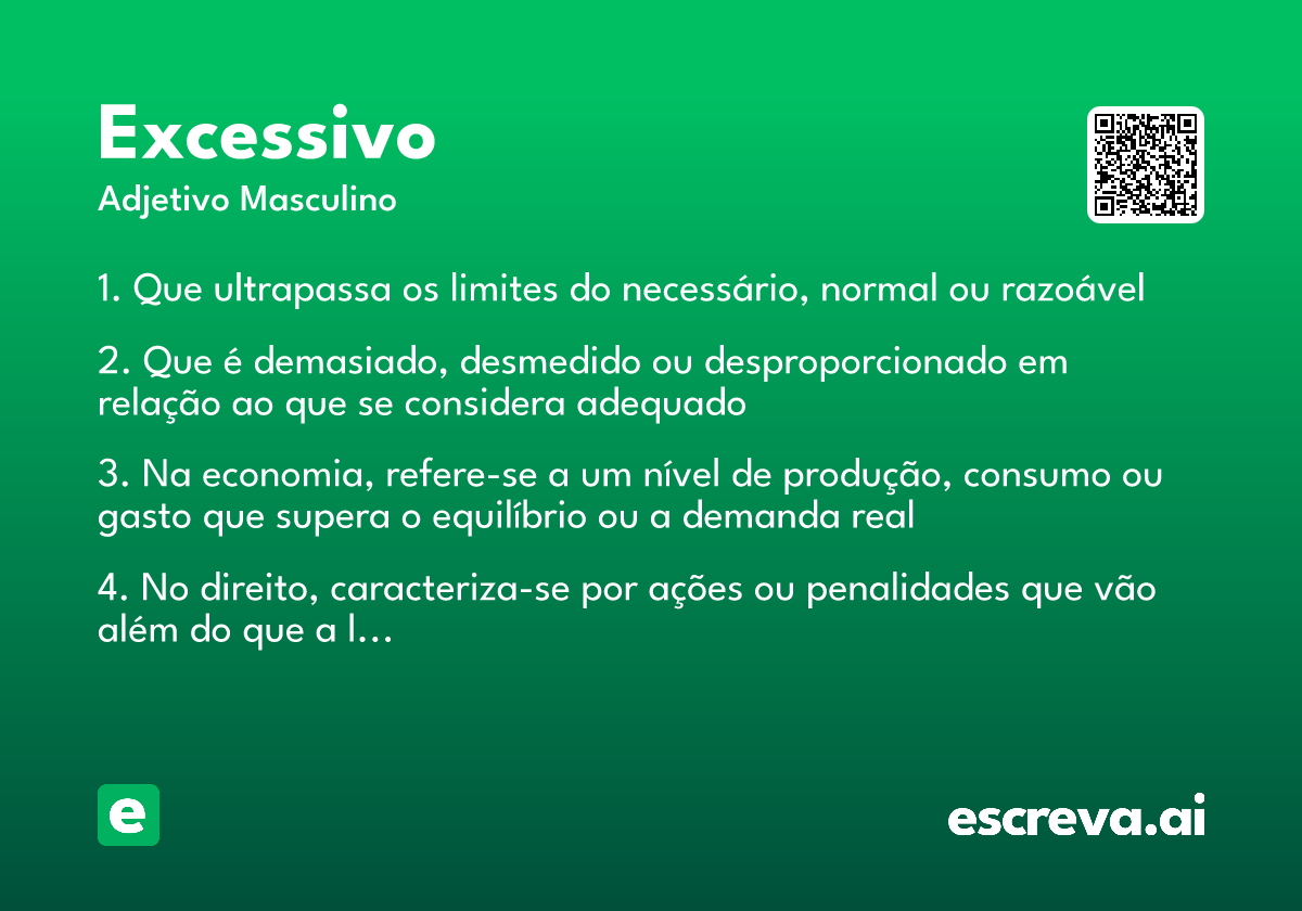 excessivo
