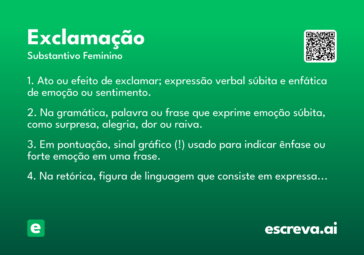 exclamação