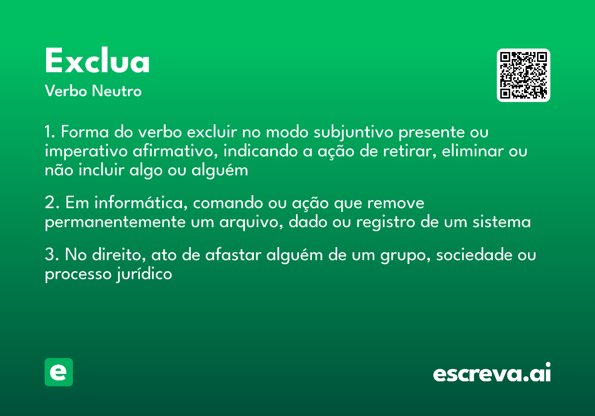exclua