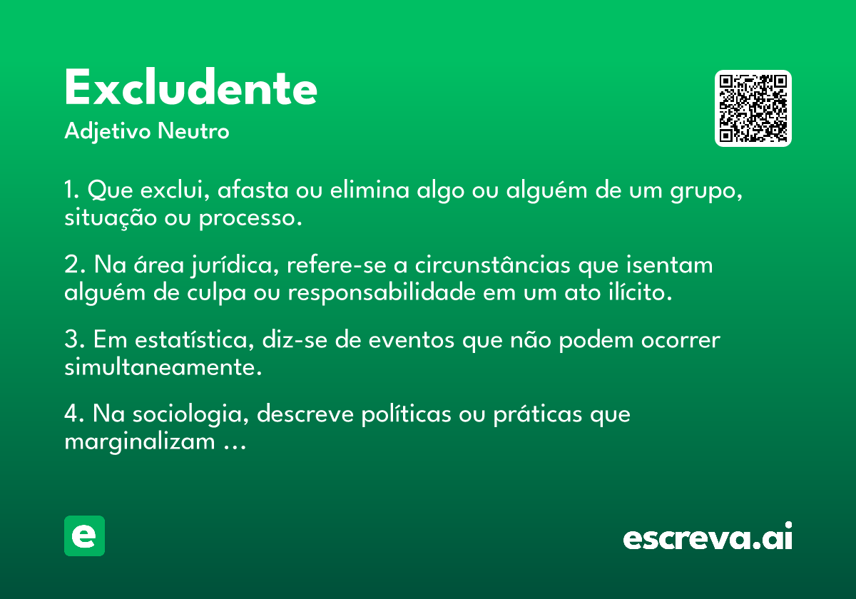 excludente