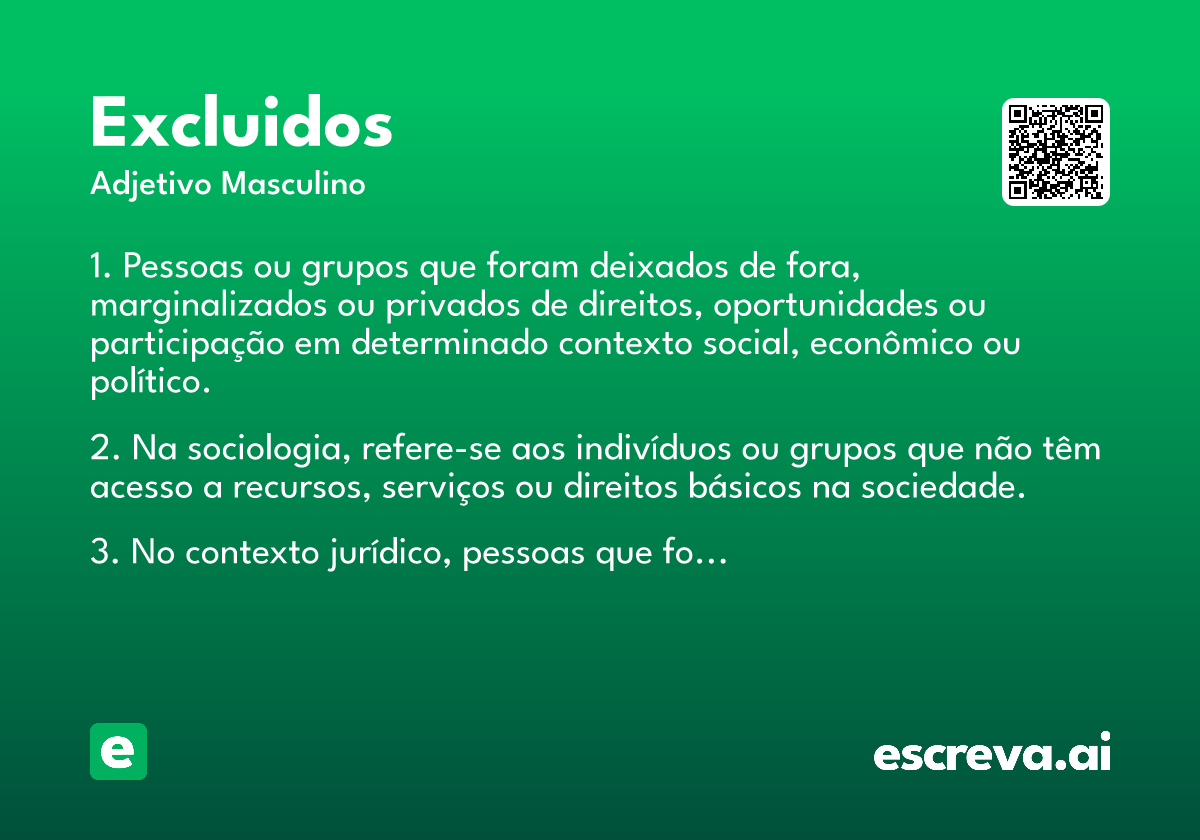 excluidos