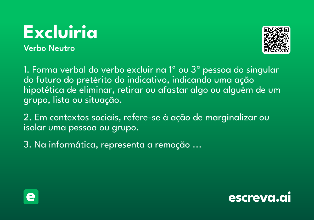 excluiria