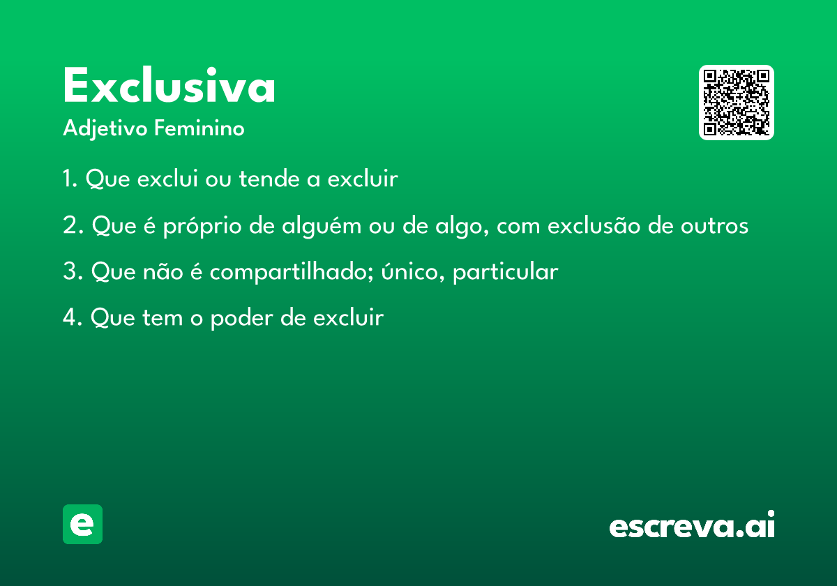 exclusiva
