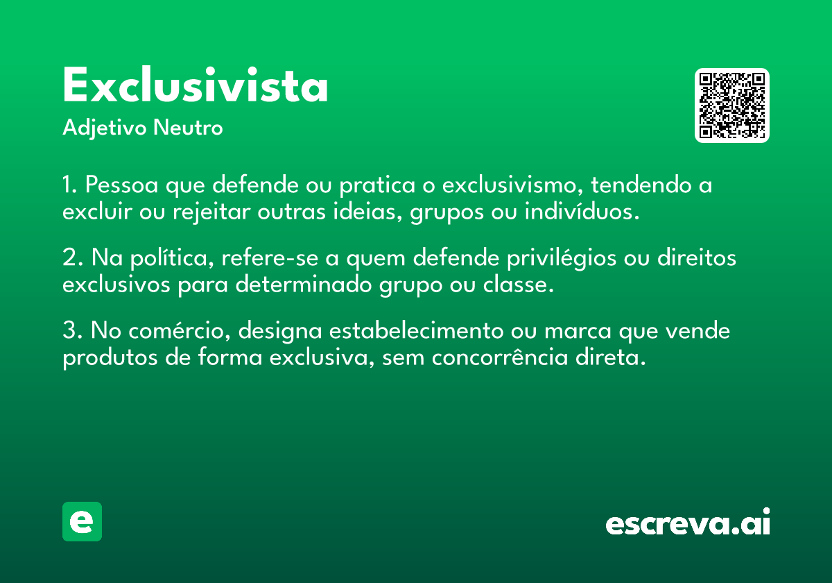 exclusivista