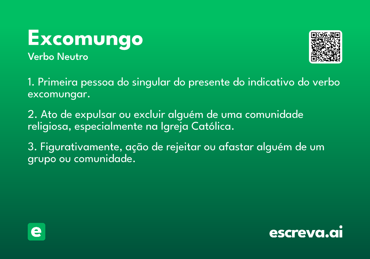 excomungo
