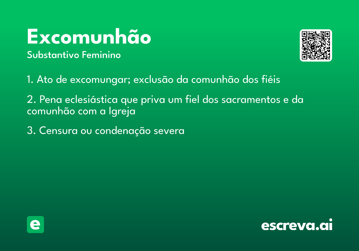 excomunhão