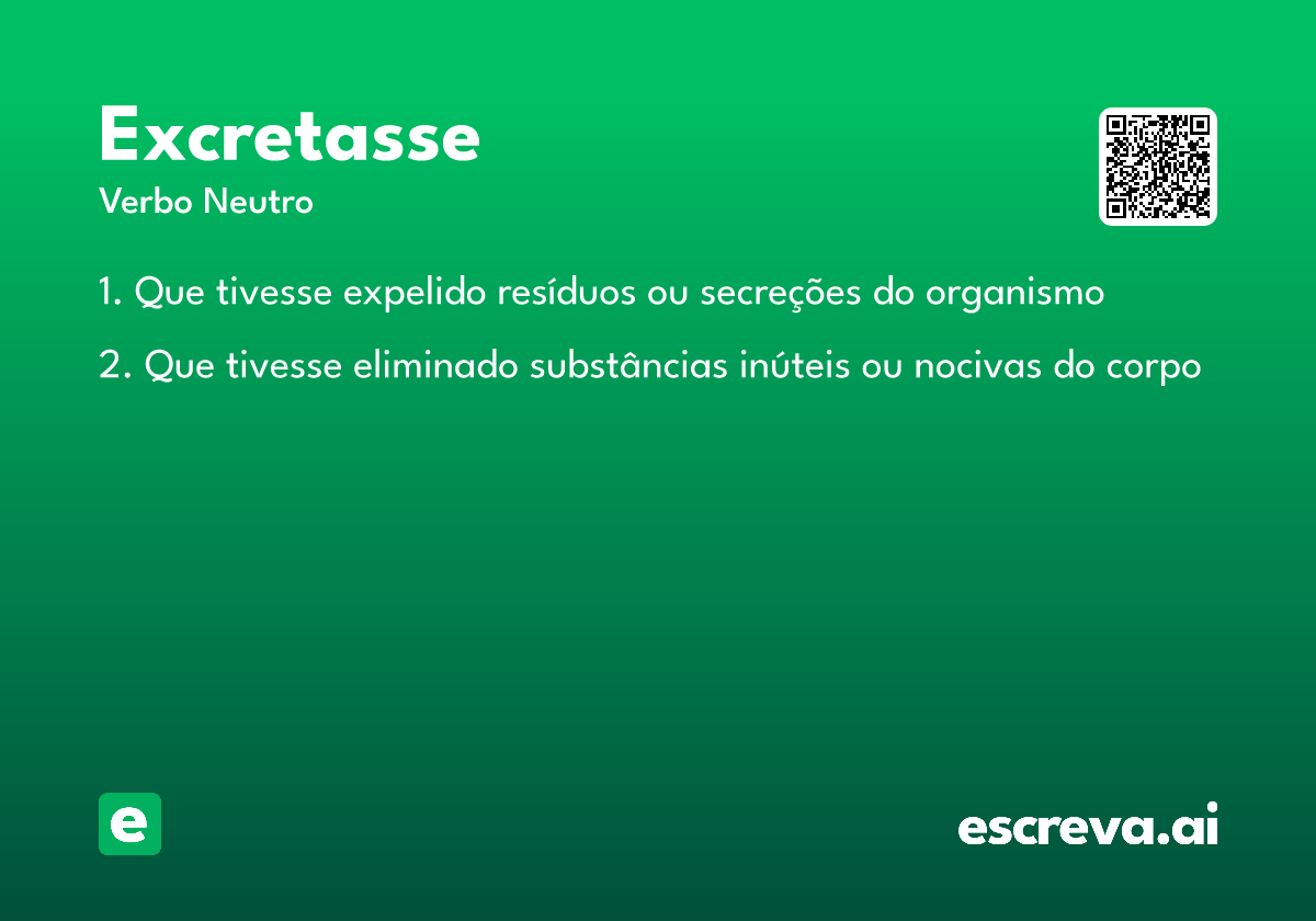 excretasse