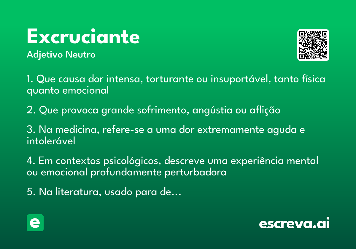 excruciante