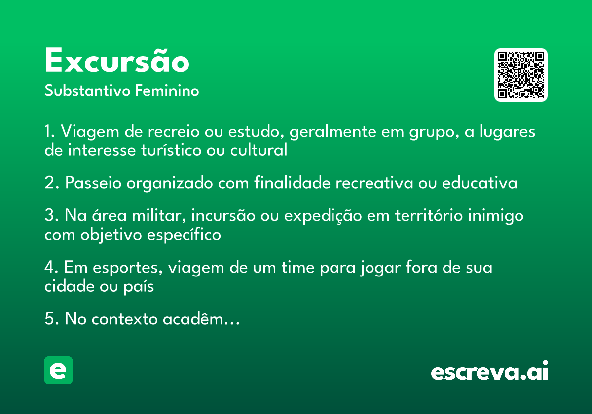 excursão