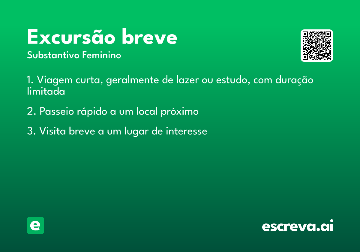 excursão breve
