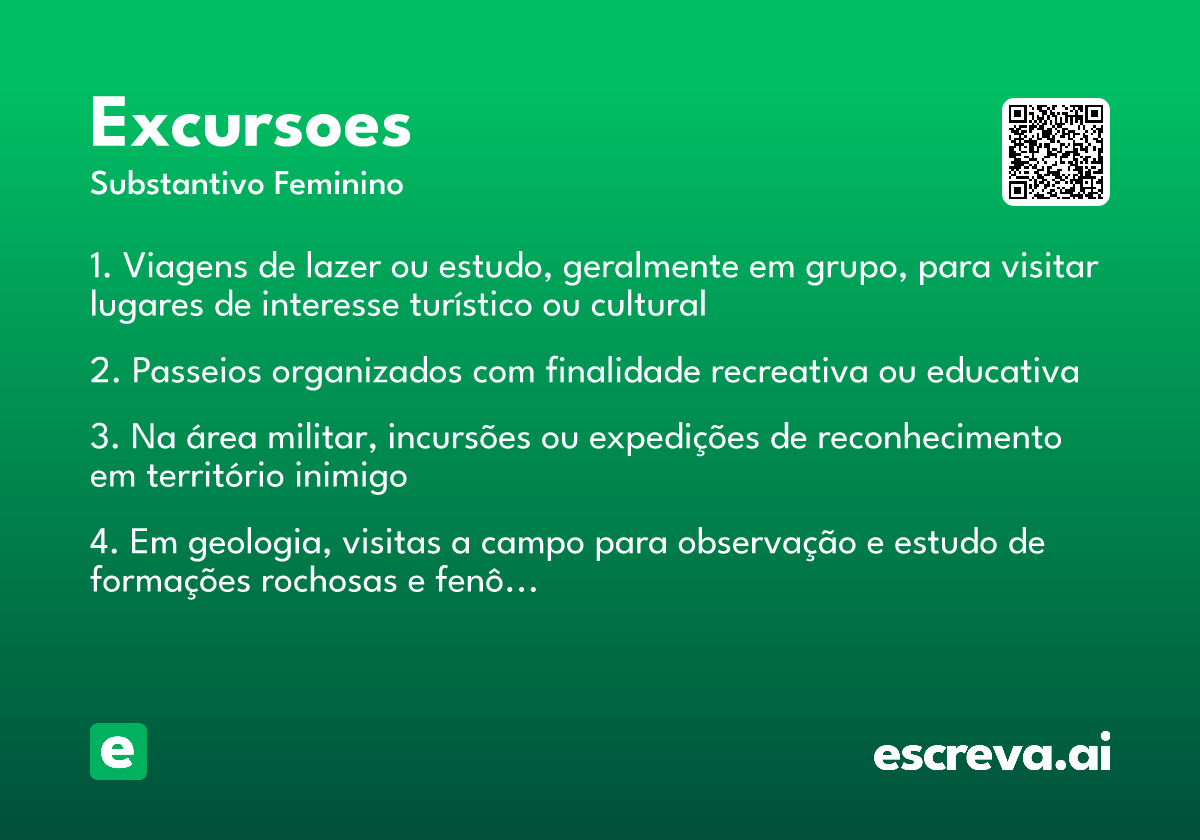 excursoes