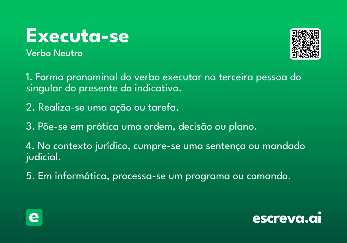 executa-se